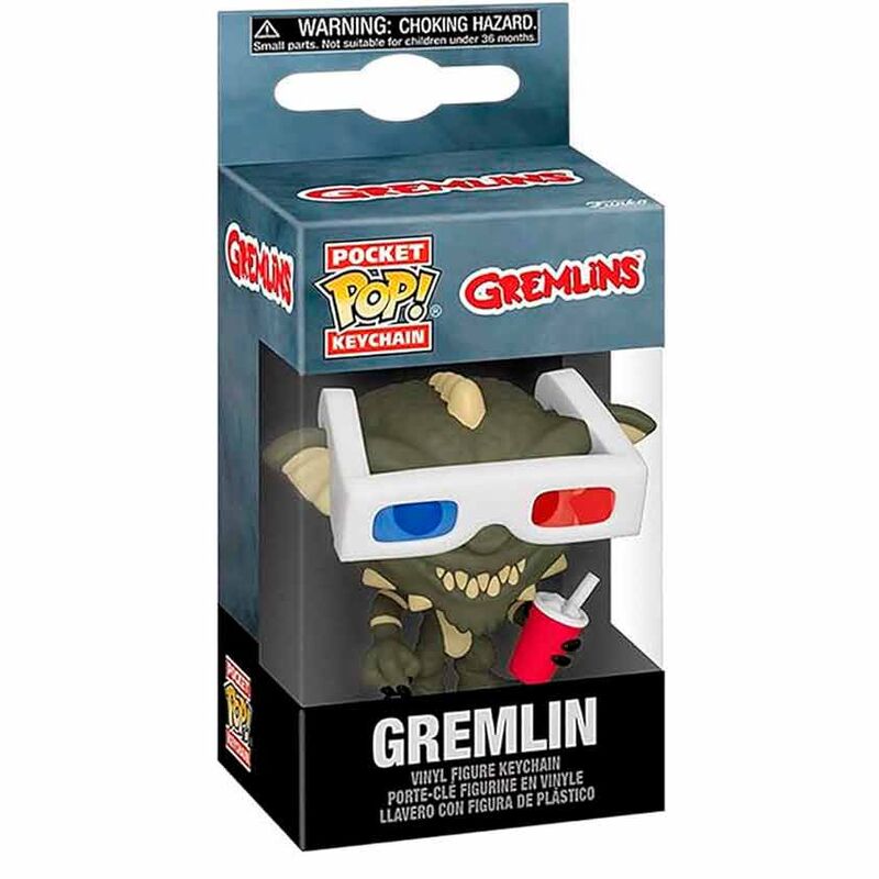 Llavero Funko Pocket Pop! de un Gremlin con gafas 3D - 2