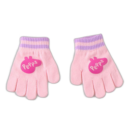 Conjunto rosa de gorro, guantes y bufanda Peppa Pig - 3