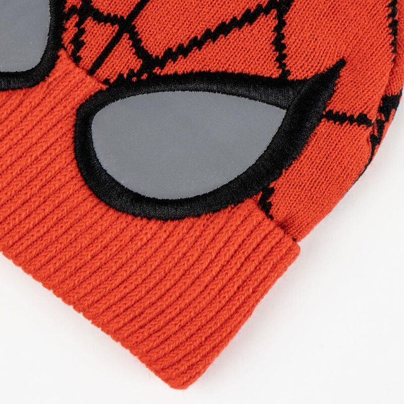 Set de gorro y guantes Spider-Man Marvel en rojo y negro - 4