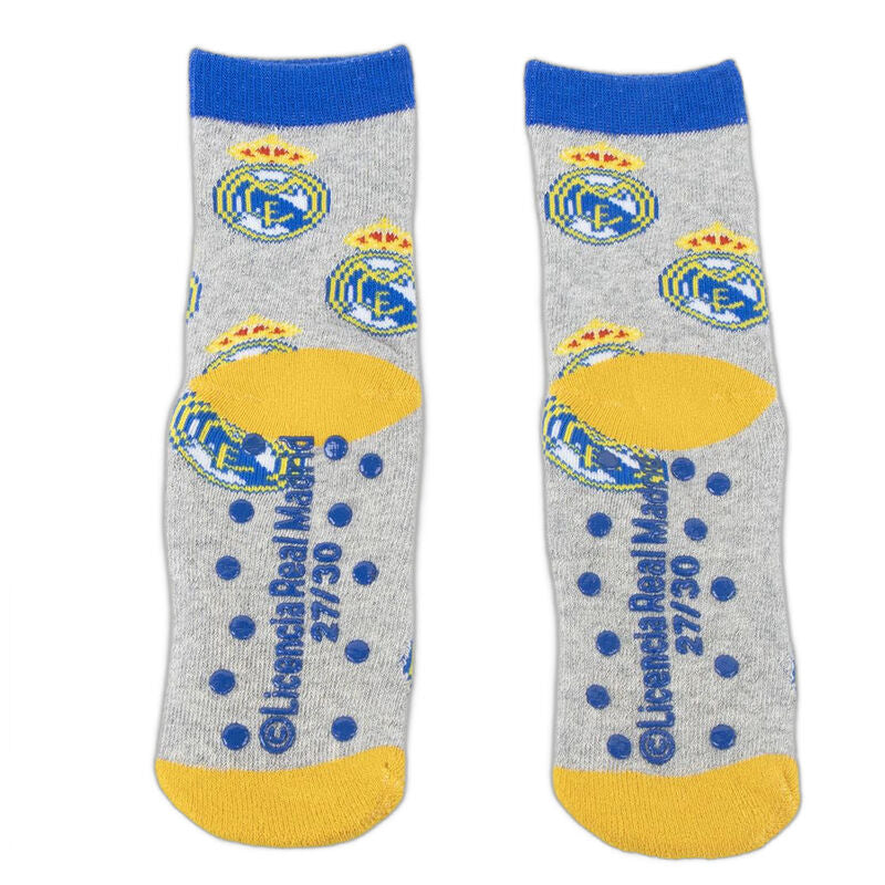 Calcetines antideslizantes surtidos del Real Madrid en azul y gris - 5