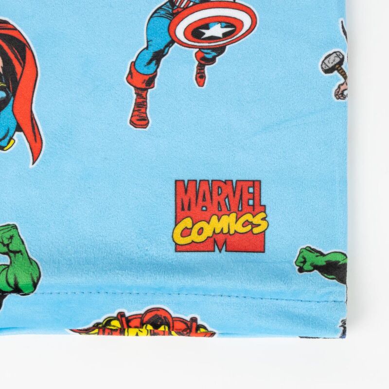 Conjunto azul de gorro con pompón, guantes y braga de cuello de Los Vengadores Marvel - 5