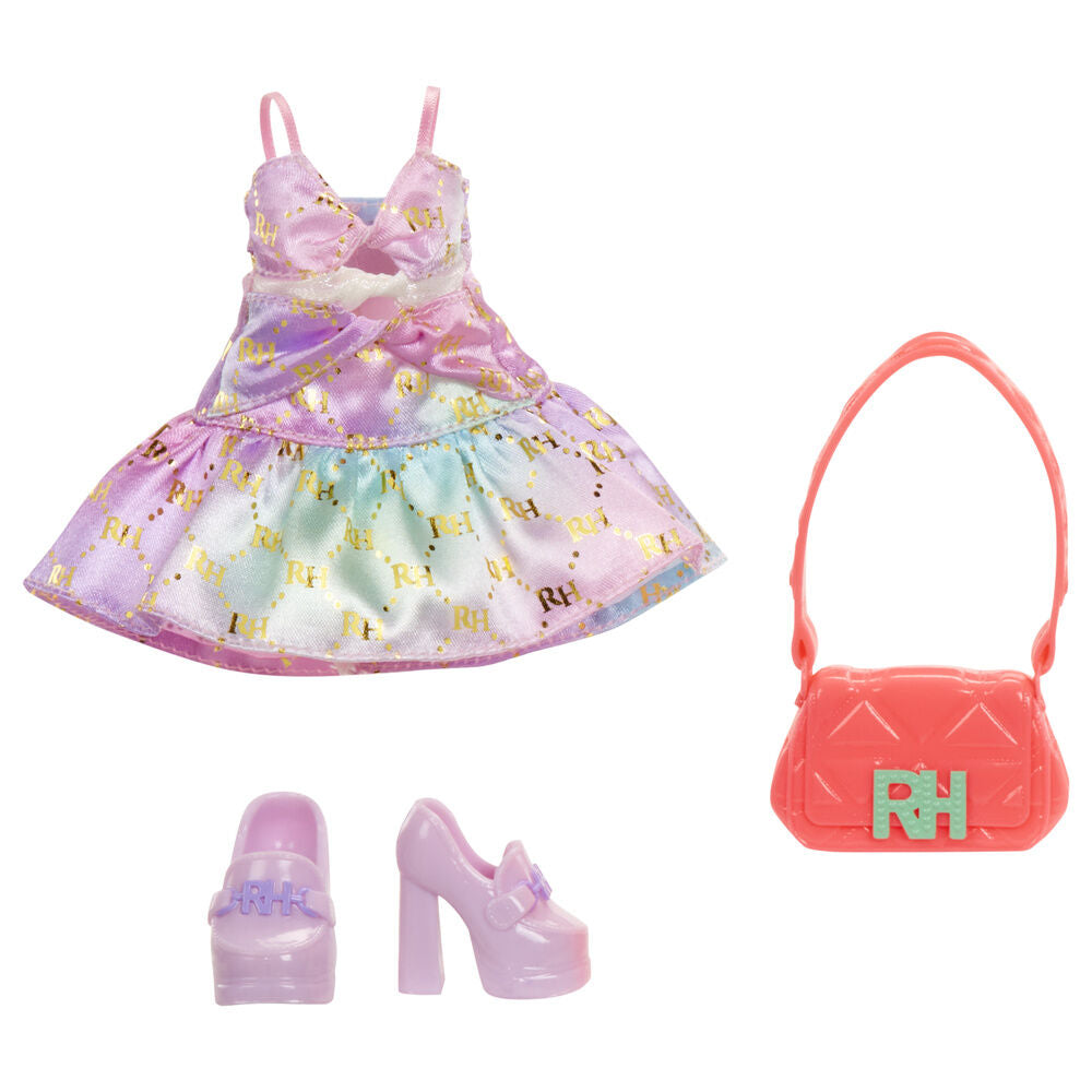 Muñeca Bella Parker My Fashion Style Rainbow High con vestido pastel - 6