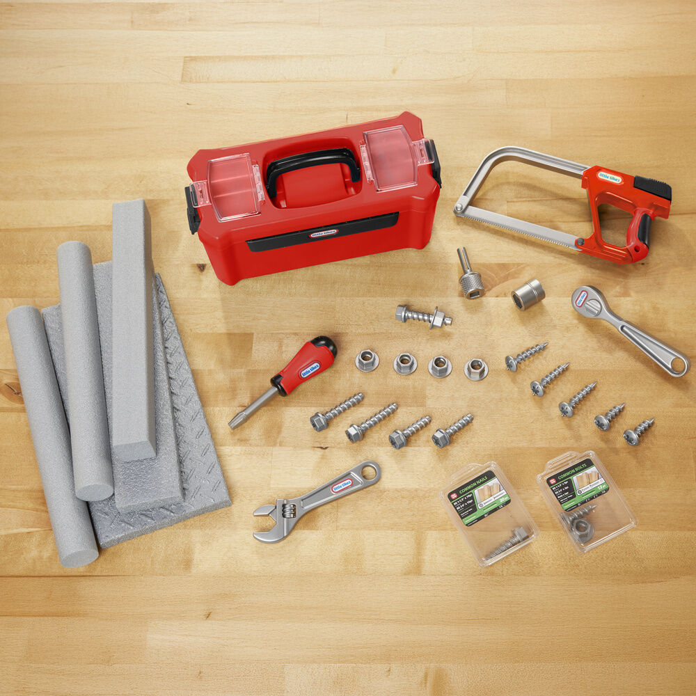 Kit Creative Construction de LITTLE TIKES con caja de herramientas y accesorios - 7