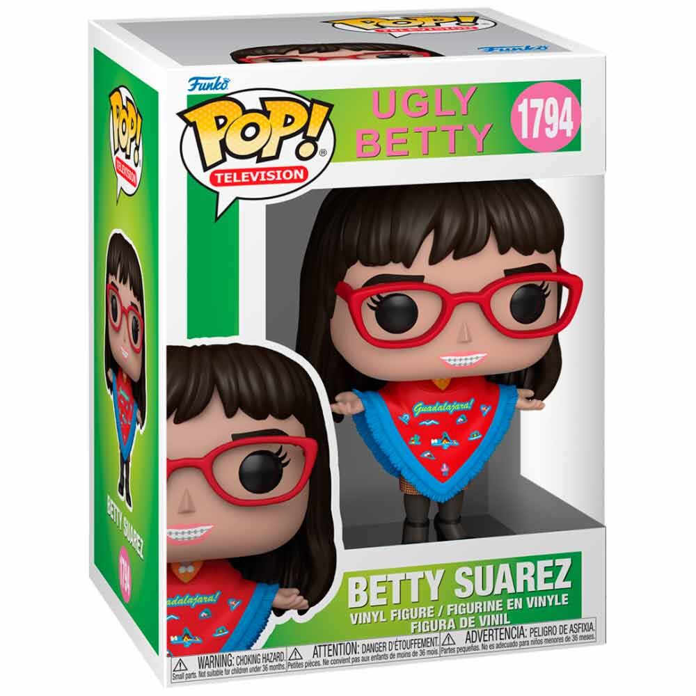 Figura Funko POP! de Betty Suarez con gafas rojas y prenda de Guadalajara - 2