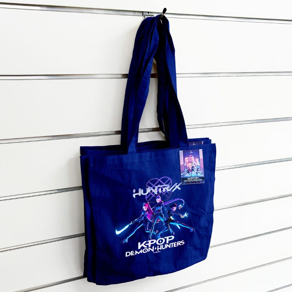 Bolsa azul de lona Huntrix KPop Demon Hunters - 3