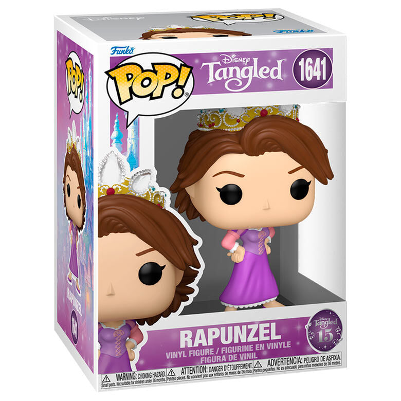 Figura Funko POP de Rapunzel con corona y vestido morado - 2