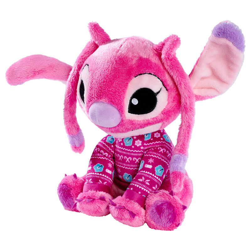 Peluche navideño rosa de Angel de Stitch Disney con jersey estampado - 2