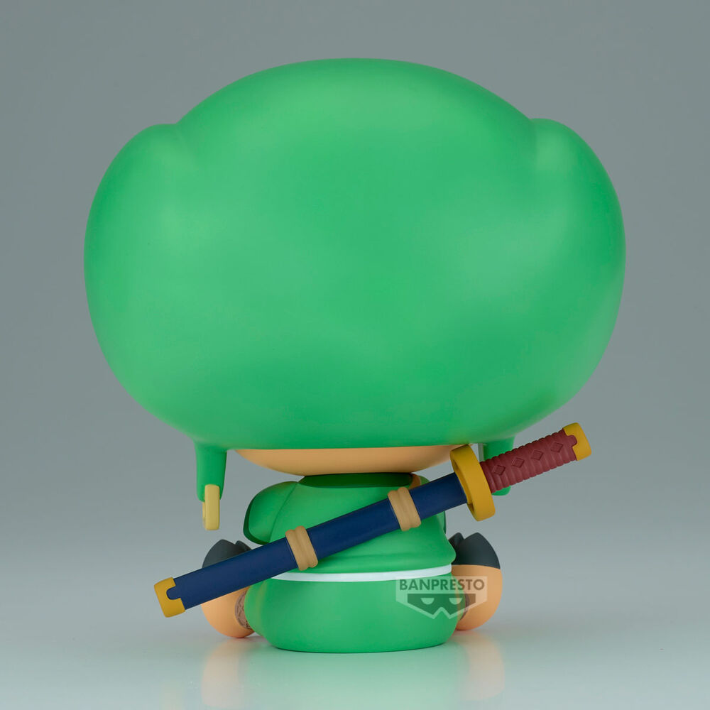 Figura de Chopper de One Piece sentado con sombrero verde - 3