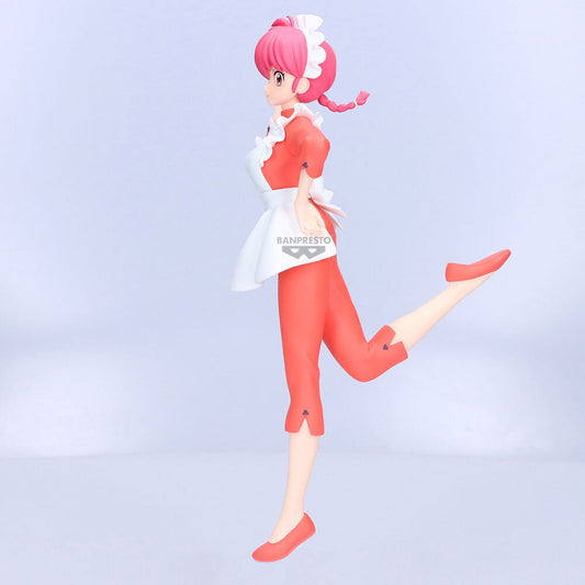 Figura de Ranma Saotome con atuendo rojo y blanco y delantal - 4