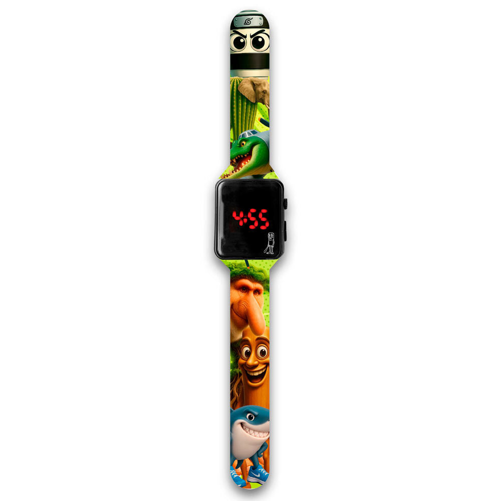 Reloj digital LED negro SKIFIDOL Italian Brainrot - 2
