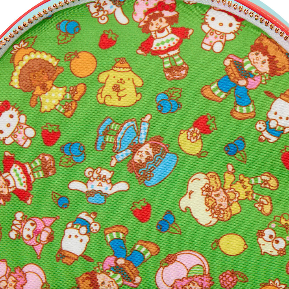 Mochila Loungefly de Hello Kitty y sus amigos con diseño de fresas - 5
