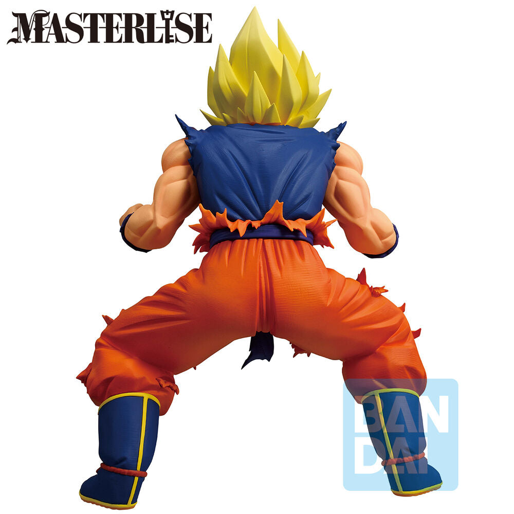 Figura Ichibansho Masterlise de Son Goku Super Saiyan en pose de combate - 4