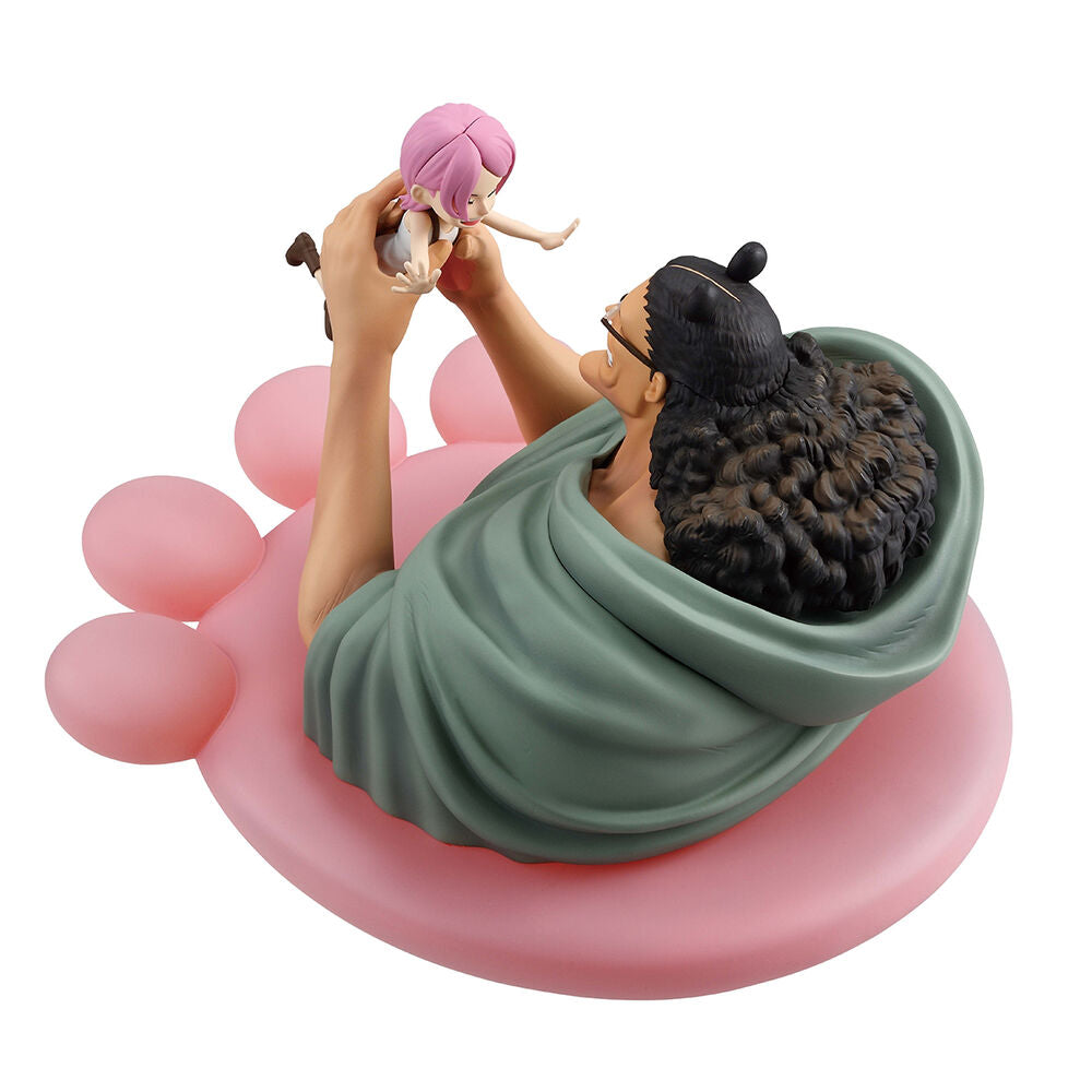 Figura Ichibansho de Kuma sosteniendo a Bonney sobre una base rosa - 4