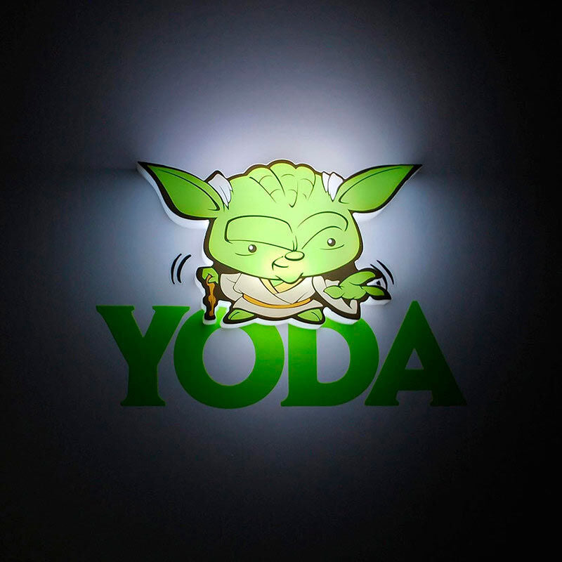 Lámpara LED 3D mini Yoda de Star Wars - 3