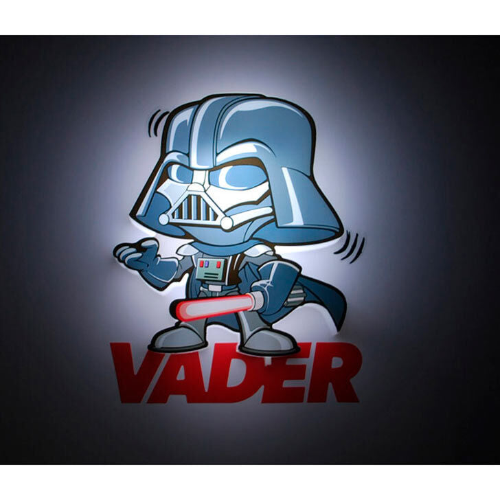 Lámpara LED mini de Darth Vader con sable láser rojo - 2