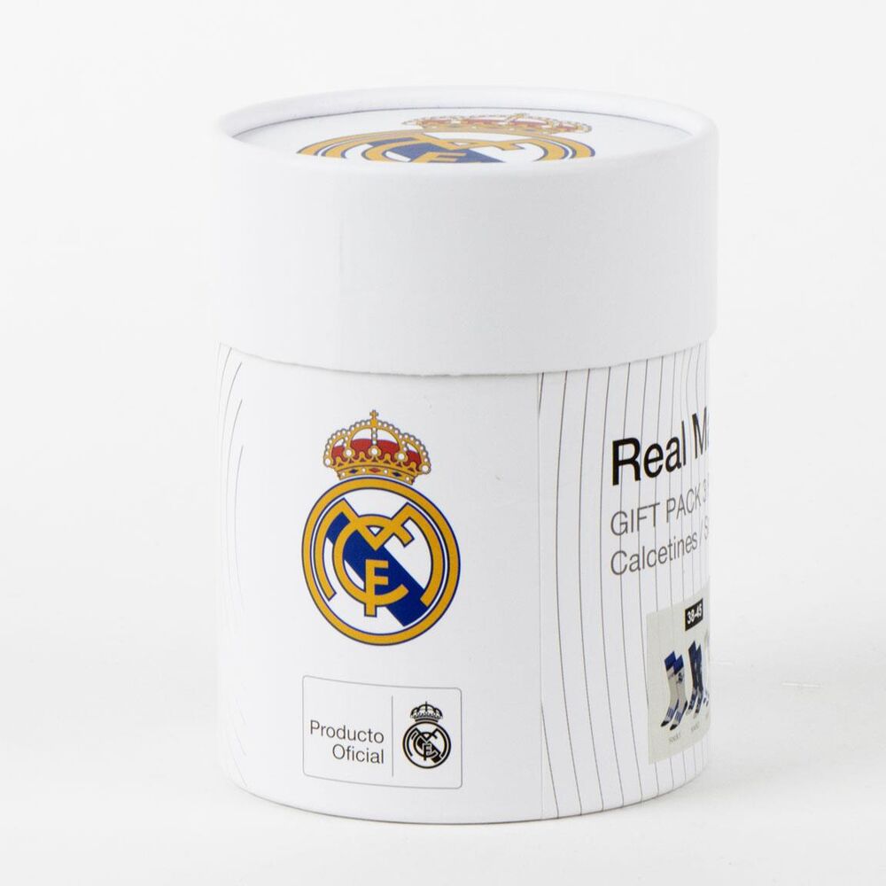 Set de 3 calcetines Real Madrid grises y azules - 5