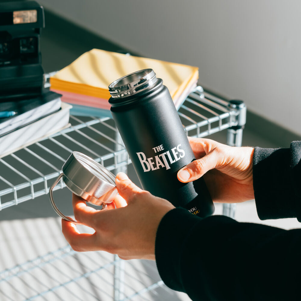 Botella negra de acero inoxidable The Beatles Sgt. Pepper’s de 500 ml - 7
