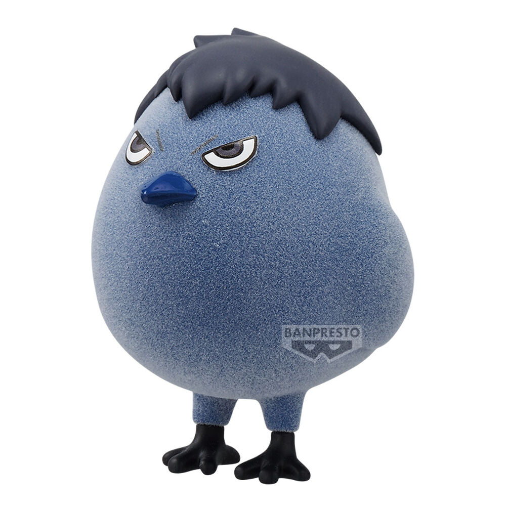 Figura Kagegarasu Fluffy Puffy de Haikyu!! en azul grisáceo
