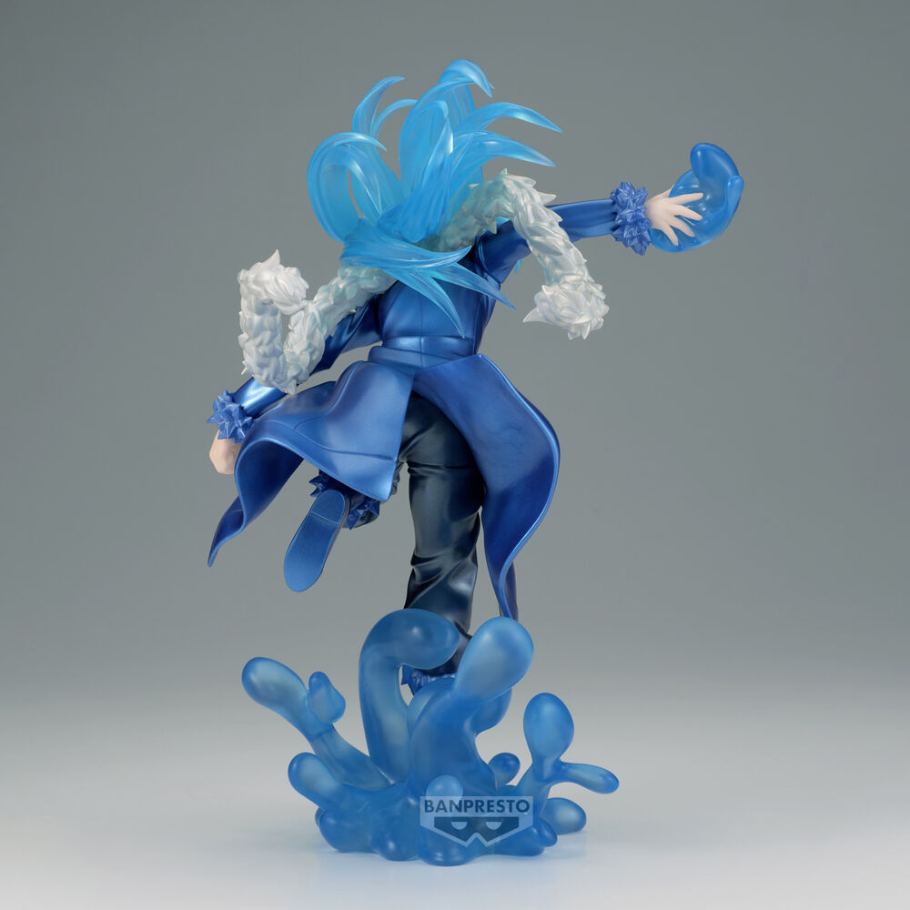 Figura Banpresto de Rimuru Tempest con pose dinámica y efecto de agua azul - 5