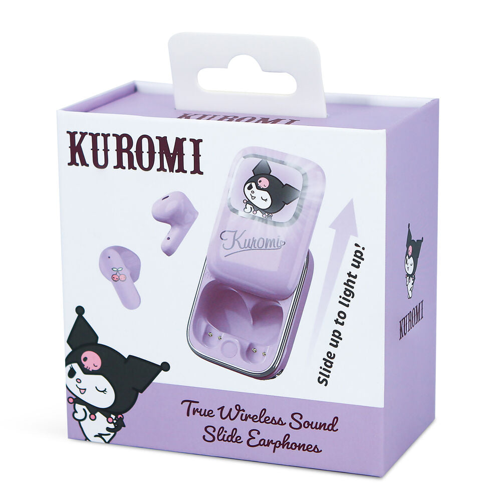 Auriculares TWS lila de Kuromi con estuche deslizante - 6