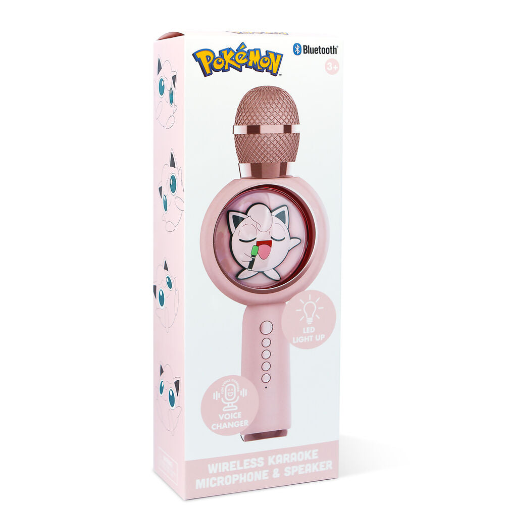Micrófono rosa con altavoz LED de Jigglypuff Pokémon - 10