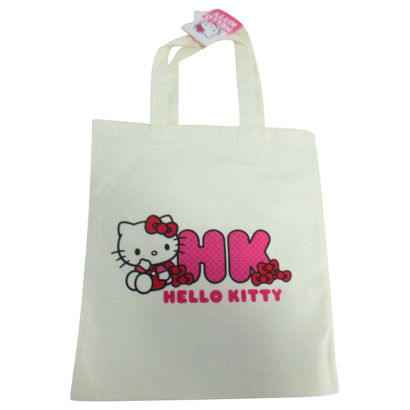 Bolsa tote de algodón Flower Hello Kitty de SANRIO
