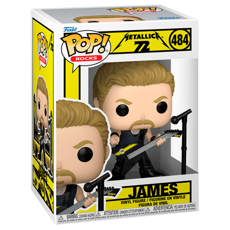 Figura Funko POP! Metallica 72 James con guitarra y micrófono - 2