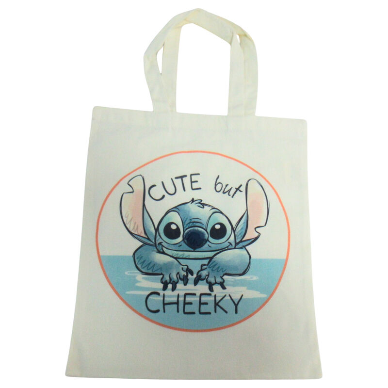 Bolsa tote Disney Stitch Cute but Cheeky de algodón