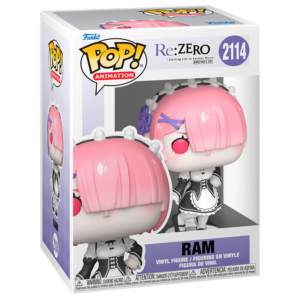 Figura Funko POP! de Ram de Re:Zero con uniforme de sirvienta - 2