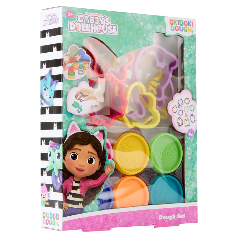 Set de plastilina de Gabby’s Dollhouse con seis botes y moldes - 4