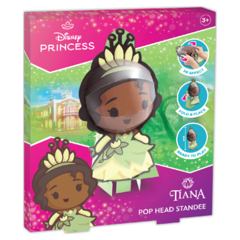 Figura 3D Disney Princesas de 30 cm en envase rosa - 14
