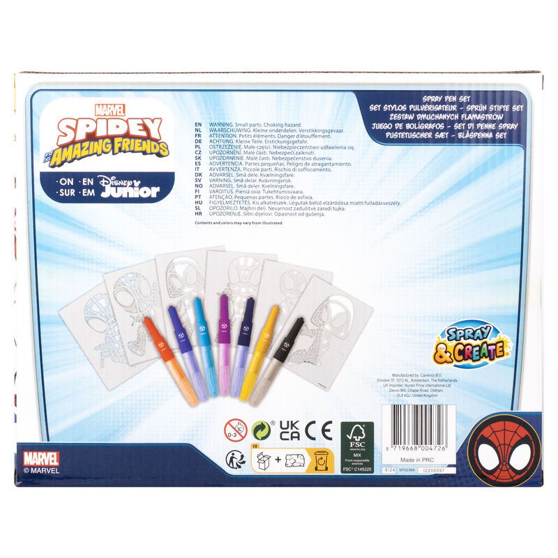 Aerógrafo Spider-Man Marvel Canenco con motivos de Spidey - 3