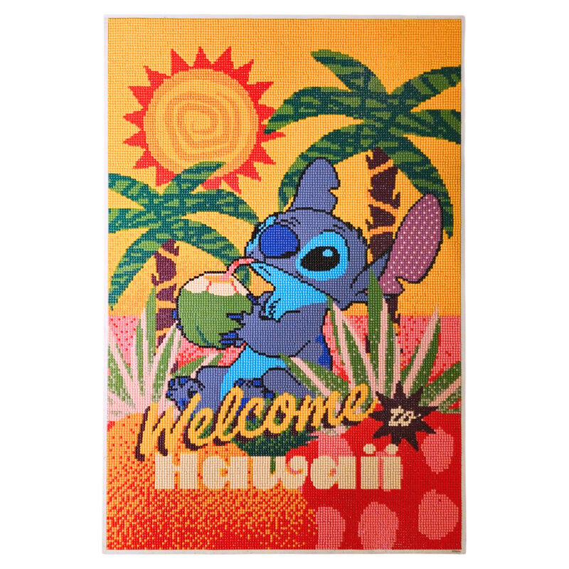 Pinta con diamantes Disney CANENCO surtido de Stitch, El Rey León, Minnie y Bella - 9
