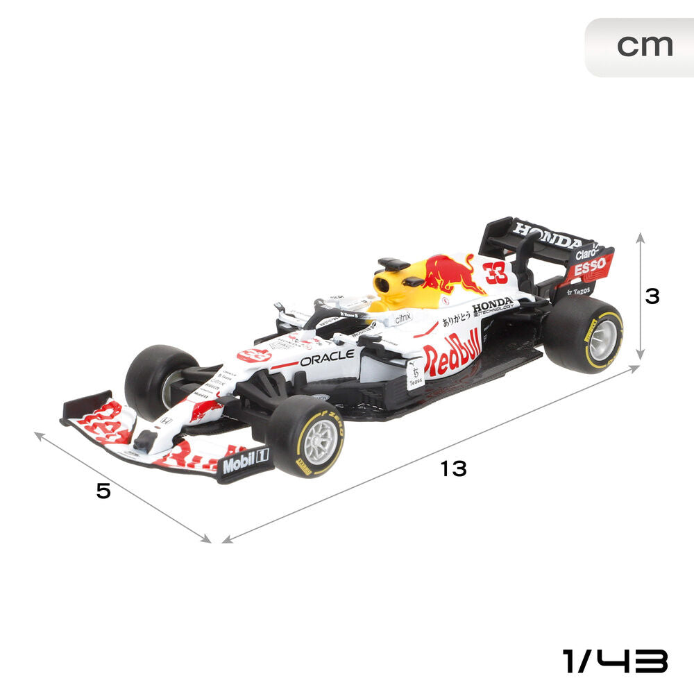 Blíster con cuatro coches F1 Red Bull BURAGO a escala 1:43 - 4