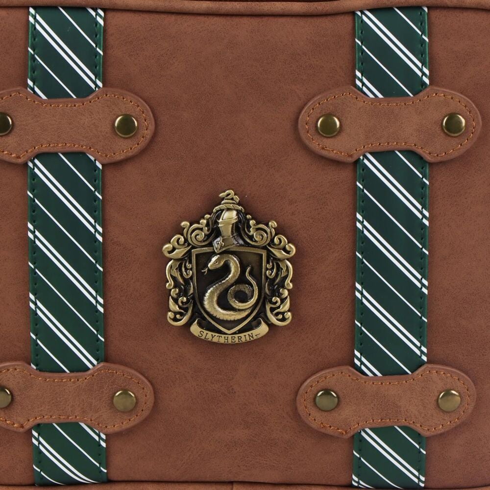 Neceser de viaje Slytherin de Harry Potter en marrón y verde - 5