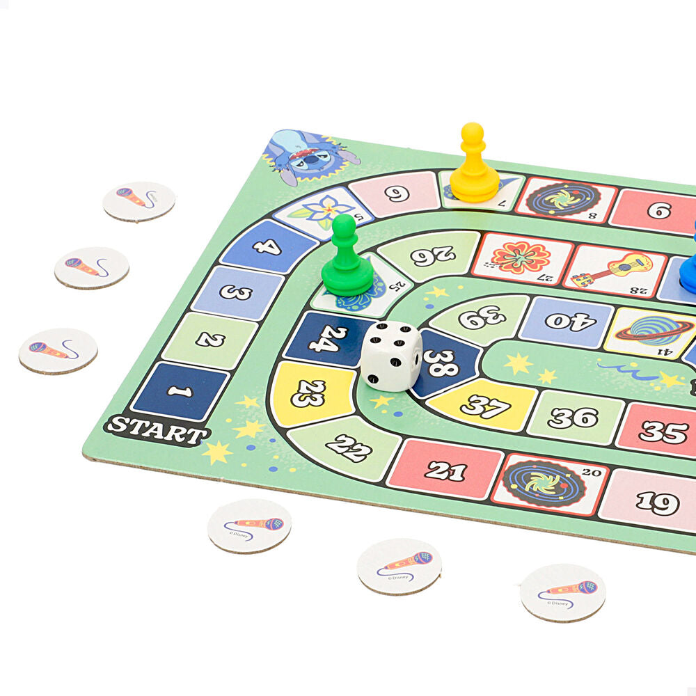 Juego 2 en 1 Stitch Disney de LISCIANI con tablero y cartas - 3