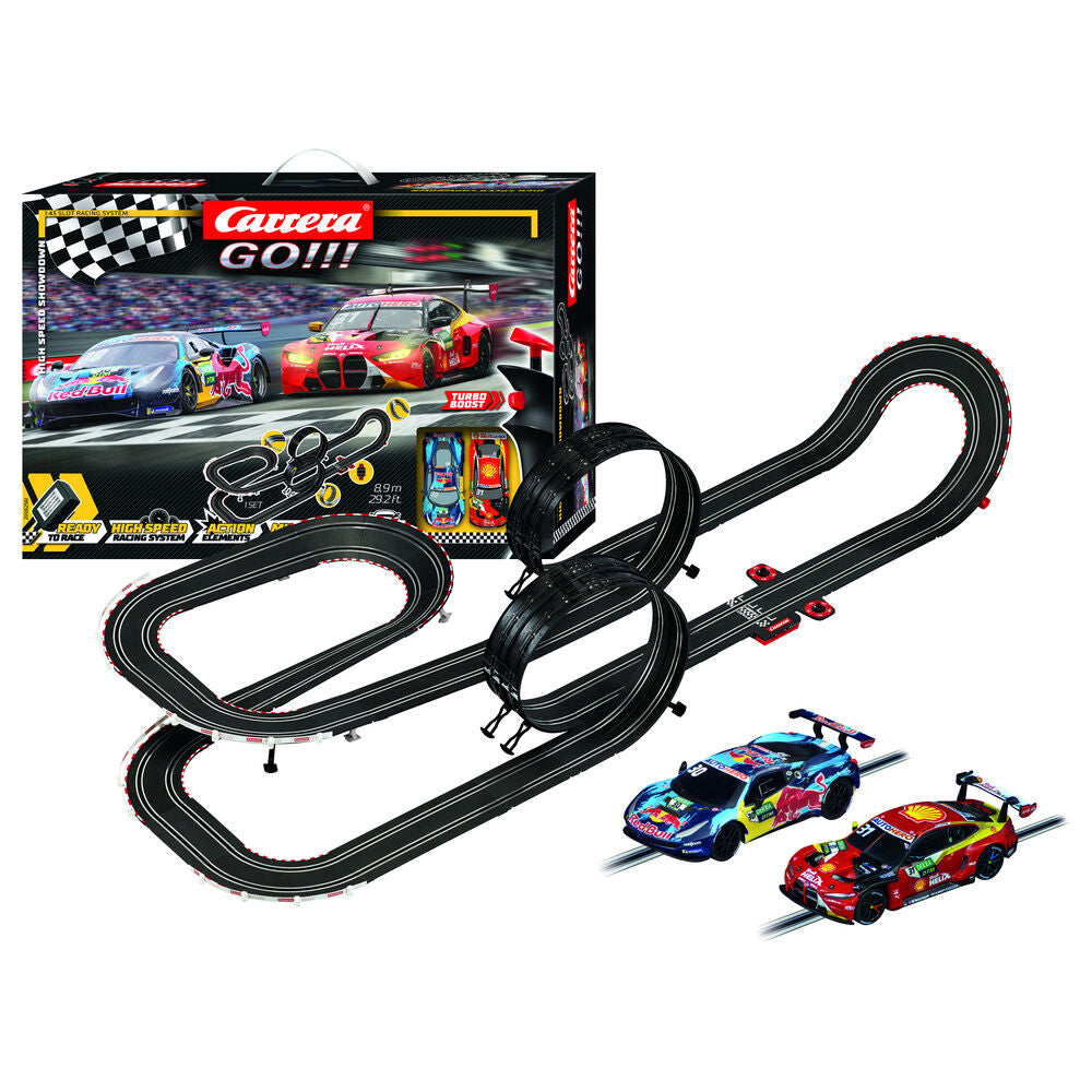 Circuito Carrera GO!!! High Speed Showdown con dos coches de carreras - 2