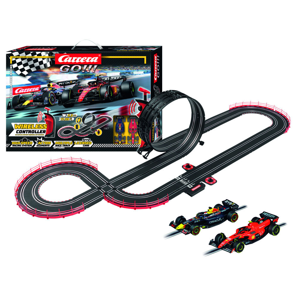 Circuito CARRERA GO!!! Formula Free Racing con coches de Verstappen y Sainz - 2