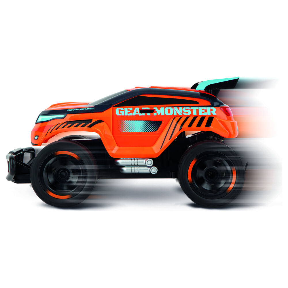Coche radio control CARRERA Gear Monster 3.0 naranja y negro - 6