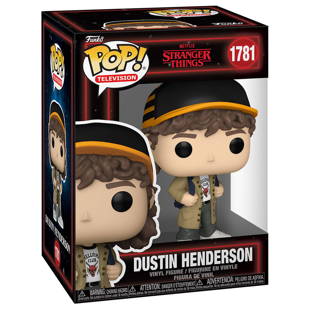 Figura Funko POP! de Dustin Henderson con camiseta Hellfire Club - 2