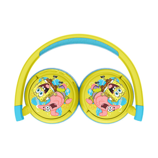 Auriculares infantiles inalámbricos de Bob Esponja en amarillo y azul - 5