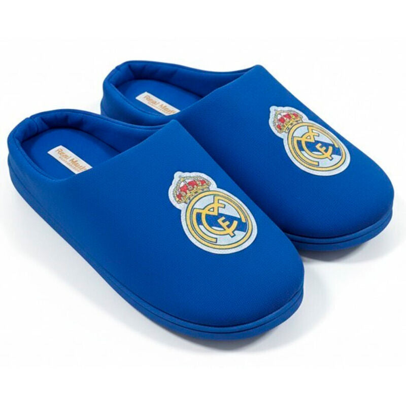Pantuflas azules del Real Madrid para adulto con escudo - 2