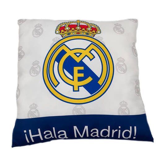 Cojín Real Madrid de 40 x 40 cm con escudo - 2