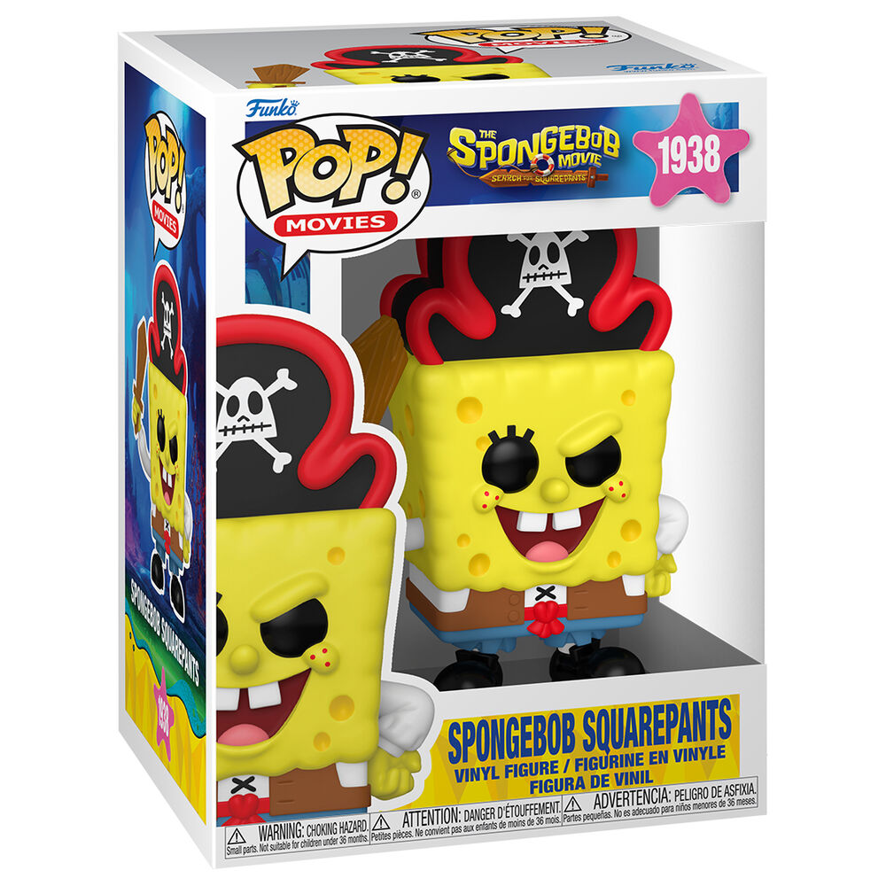 Figura Funko POP de Bob Esponja con sombrero pirata y espada - 2