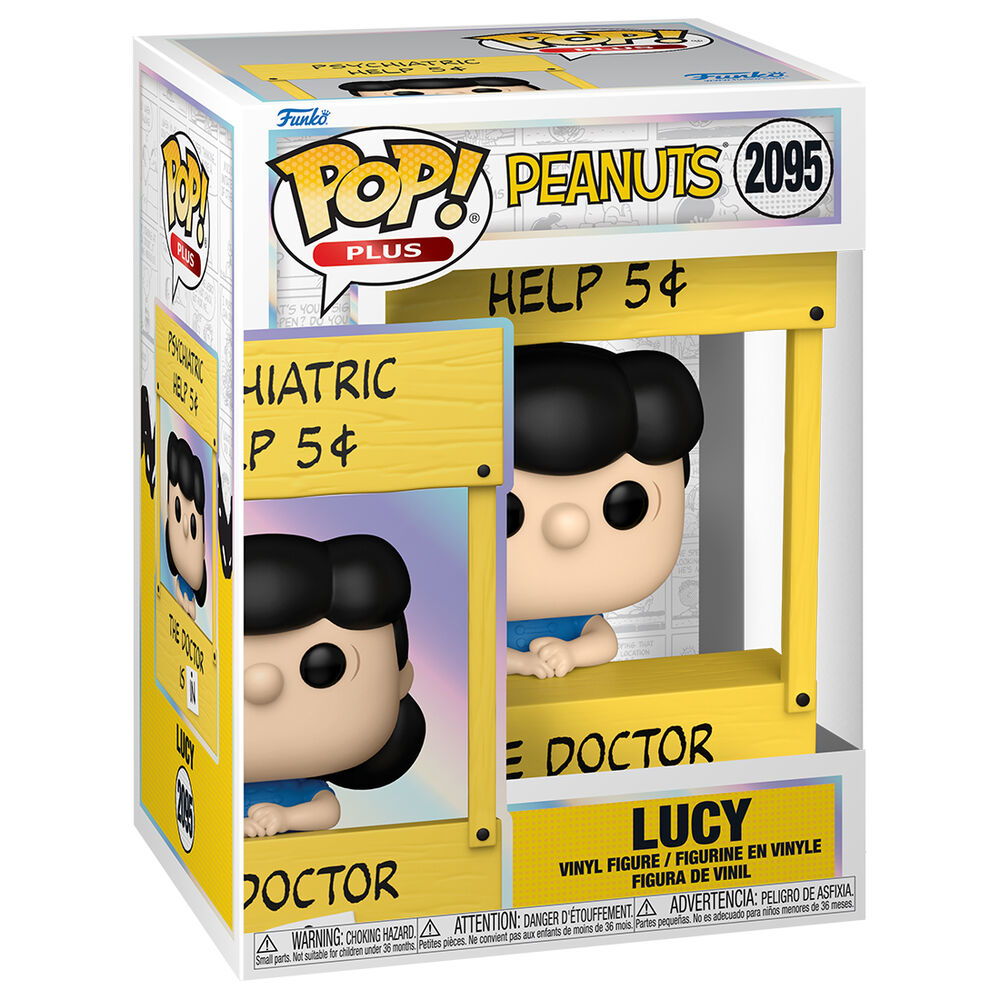 Figura Funko POP! de Lucy de Peanuts tras su puesto de ayuda psiquiátrica - 2