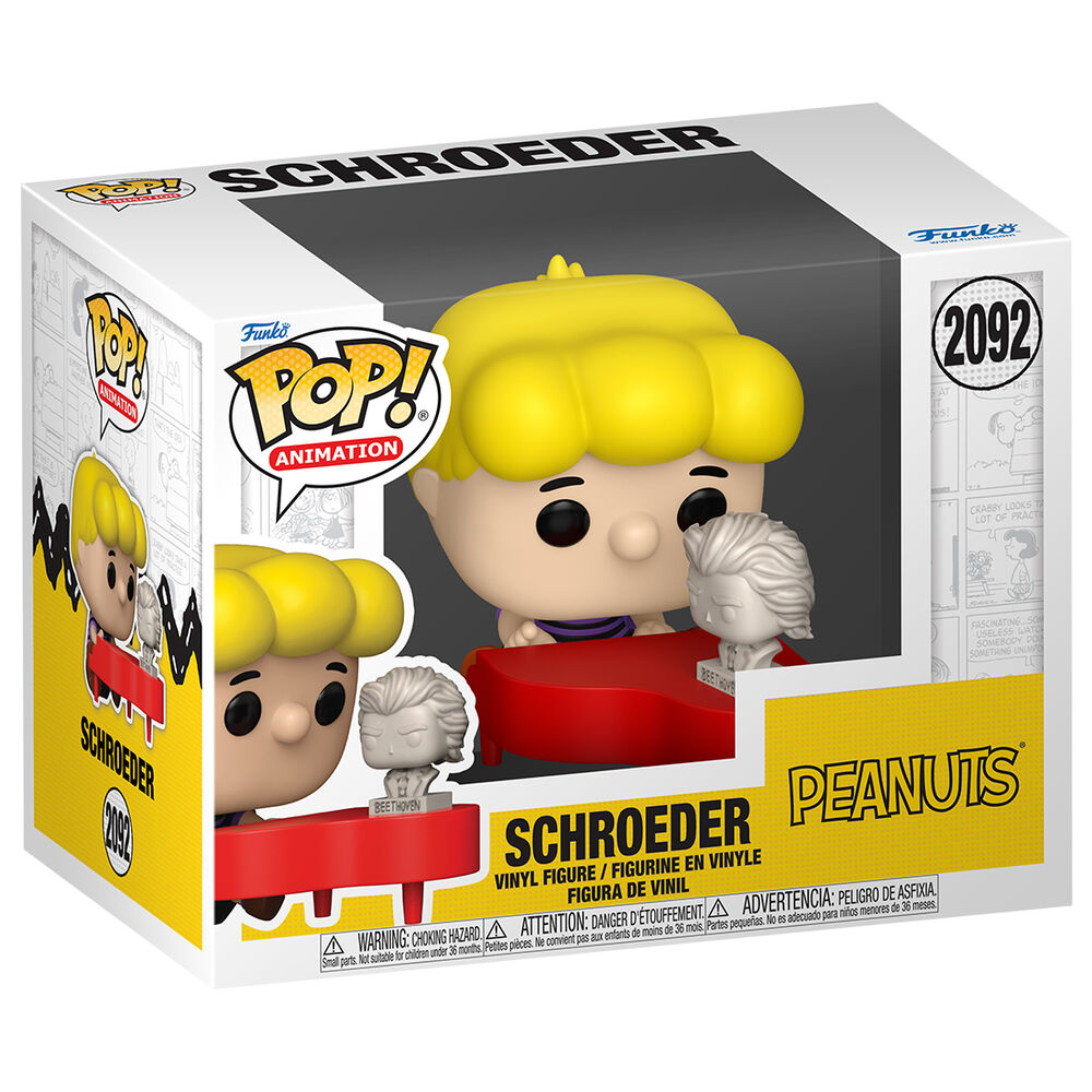 Figura Funko POP Premium de Schroeder al piano con busto de Beethoven - 2