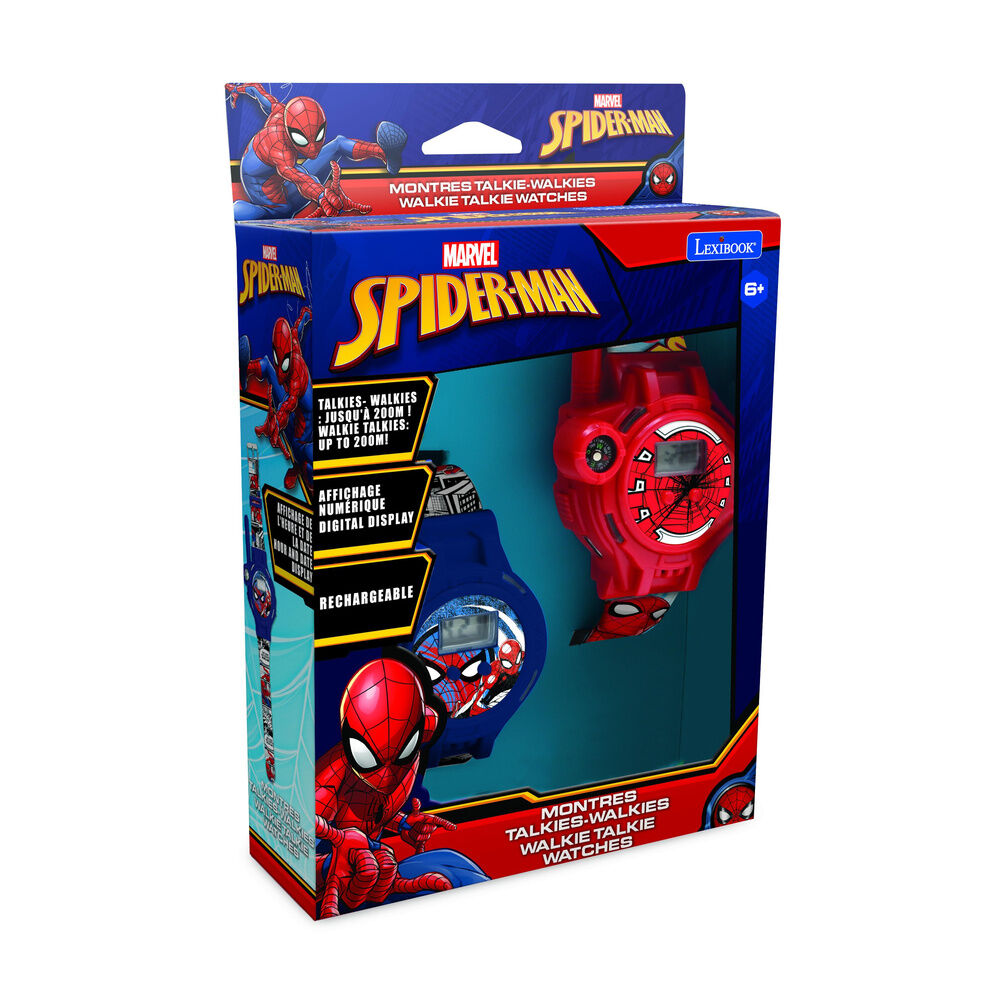 Reloj walkie-talkie digital rojo de Spider-Man - 2