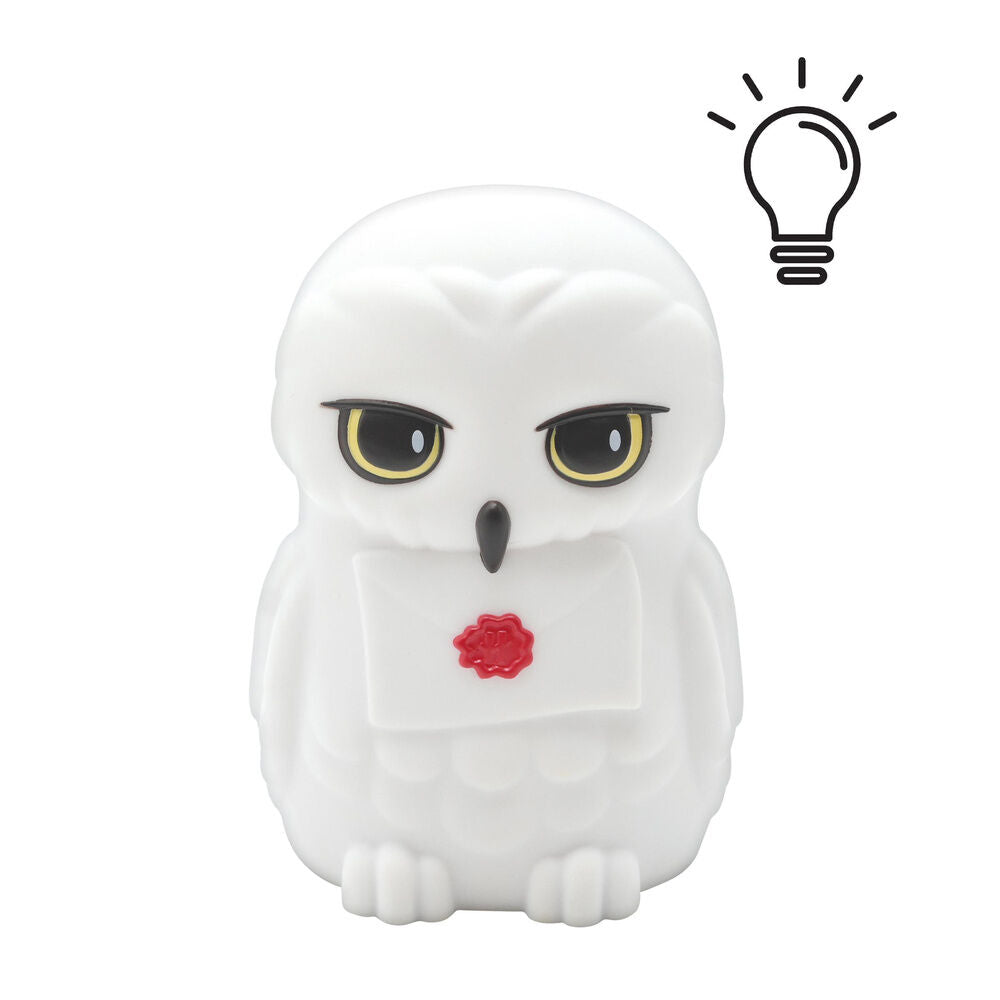 Luz nocturna 3D de Hedwig Harry Potter blanca - 3