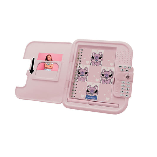 Diario electrónico rosa Disney Stitch con cuaderno y bolígrafo - 3