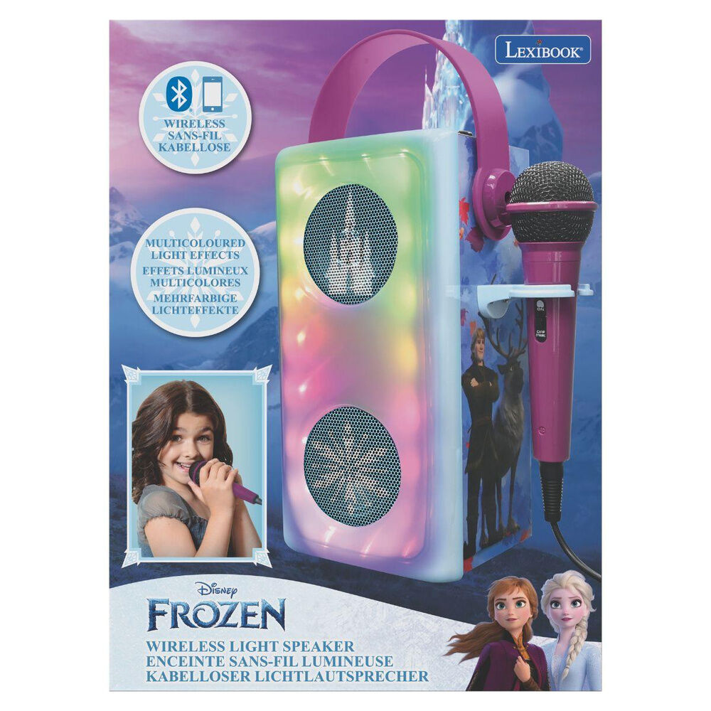 Altavoz Bluetooth luminoso Frozen Disney con micrófono - 5